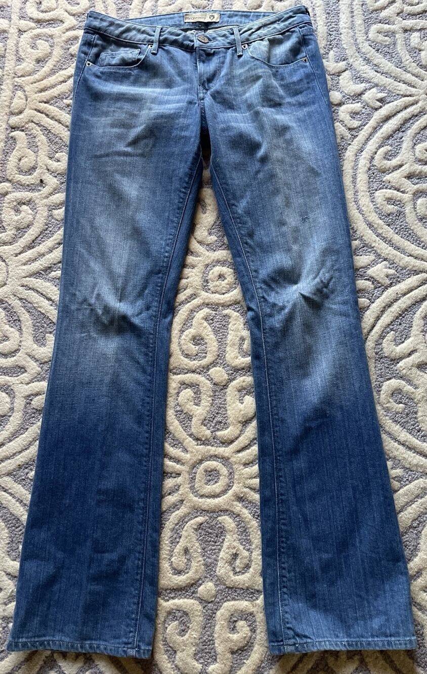 J & Company Born in California Ladies Rhinestone Jeans Size 28 Long Tall 28x33